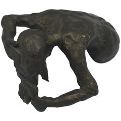 1970s, Bronze Study of Female Brushing Hair Sculpture 6