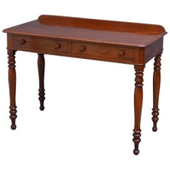 Table de coiffeuse victorienne en acajou