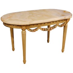 20th Century Lacquered Coffee Table in Louis XVI Style