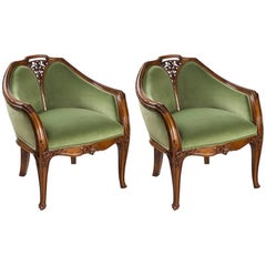 possibly by Louis I Cresson  Armchair (bergère) (one of a pair