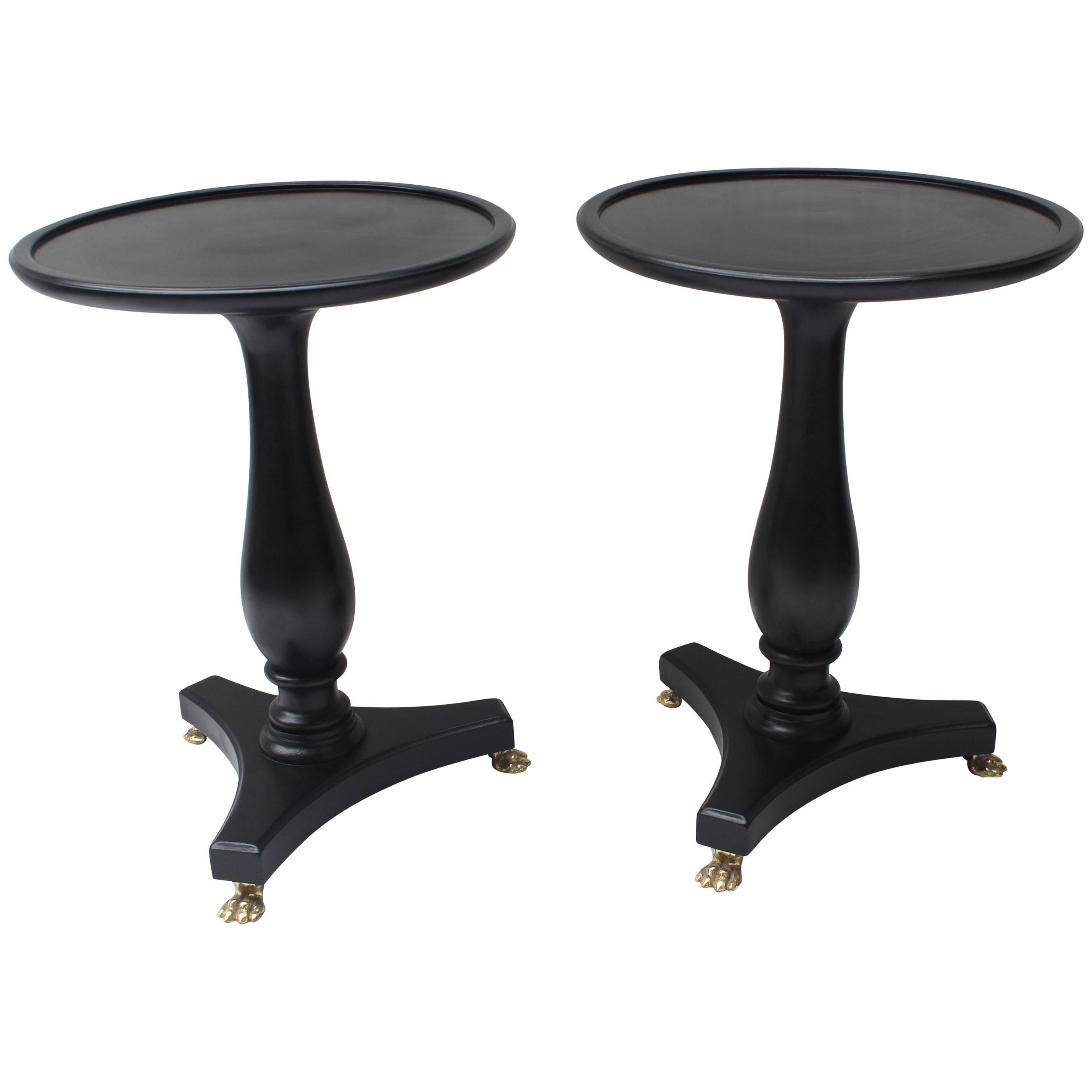 Pair of Pedestal Tables