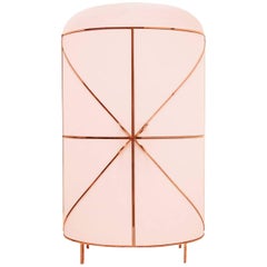 In Stock 88 Secrets Bar by Nika Zupanc, Contemporary Blush Rose Bar Cabinet