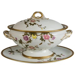 Soupière en porcelaine Royal Worcester fabriquée en 1851