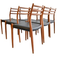 Set of Six Niels Moller Model 78 Teak Dining Chairs, circa 1965 9