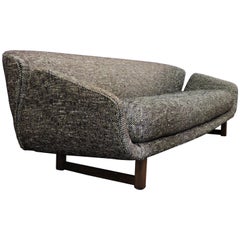 Mid-Century Modern Wieland Sofa by O. B. Solie with Curved Back and Arms