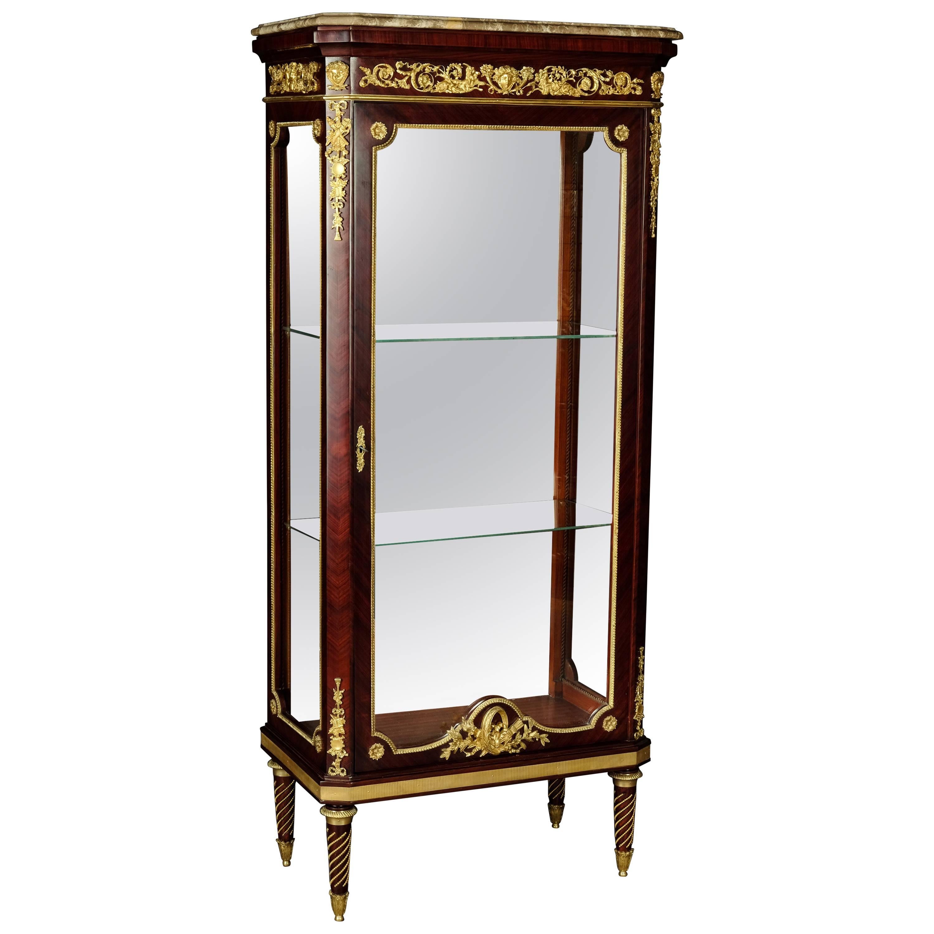 Exclusive French Vitrine in Louis XVI Style