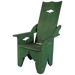 Adjustable Adirondack Chair in Green 2