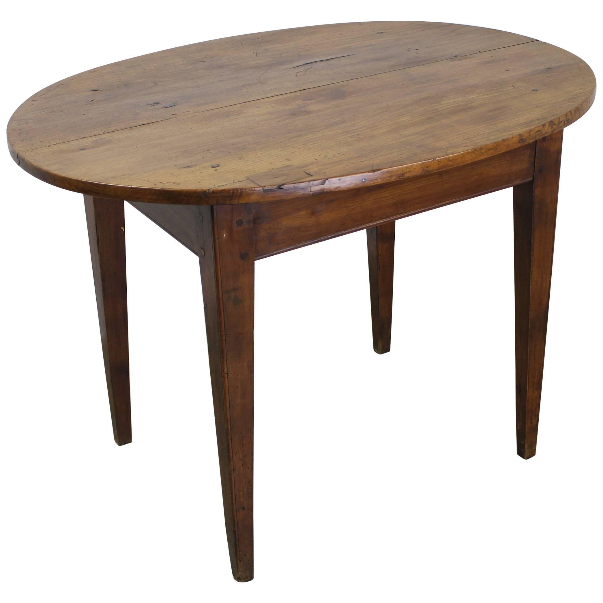 Antique Cherry Oval Occasional Table