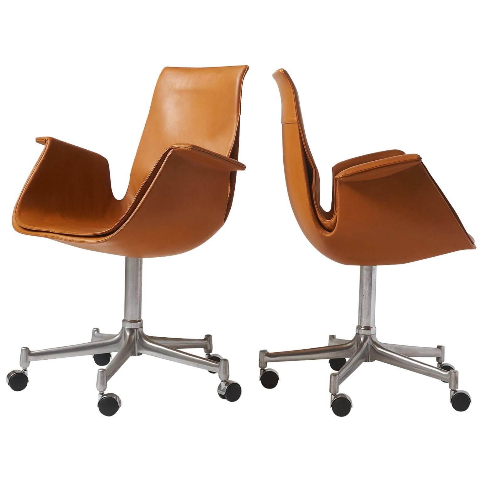 Pair of "Bird" Chairs by Preben Fabricius & Jorgen Kastholm