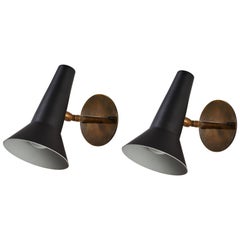 Pair of Articulating Sconces by Stilux