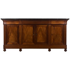 19th Century Louis Philippe Mahogany Enfilade or Sideboard