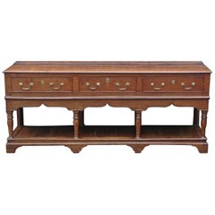 18th Century Montgomeryshire Oak Potboard Dresser 11