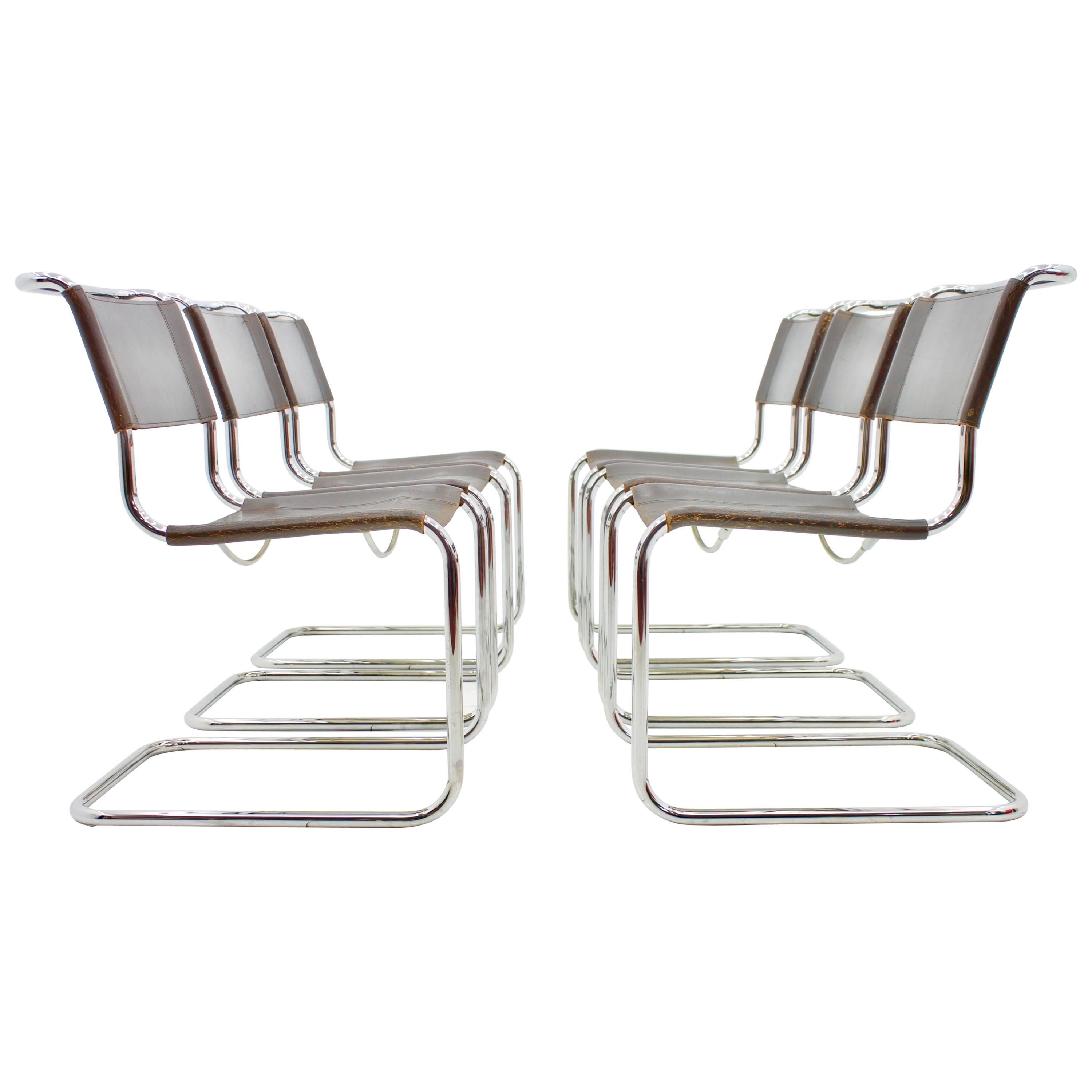 Mart Stam Steel Tube Dining Chair S33 by Thonet