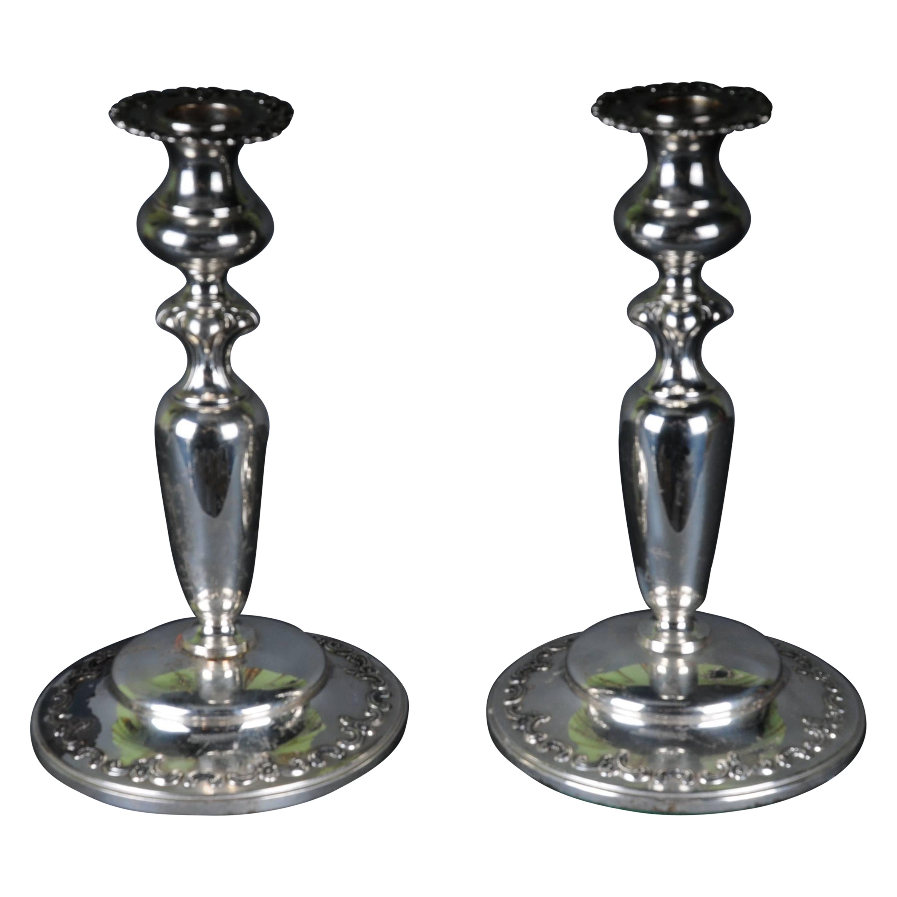 2 chandelier classique en argent 925 Sterling Allemagne original ALT Heidelberg  en vente