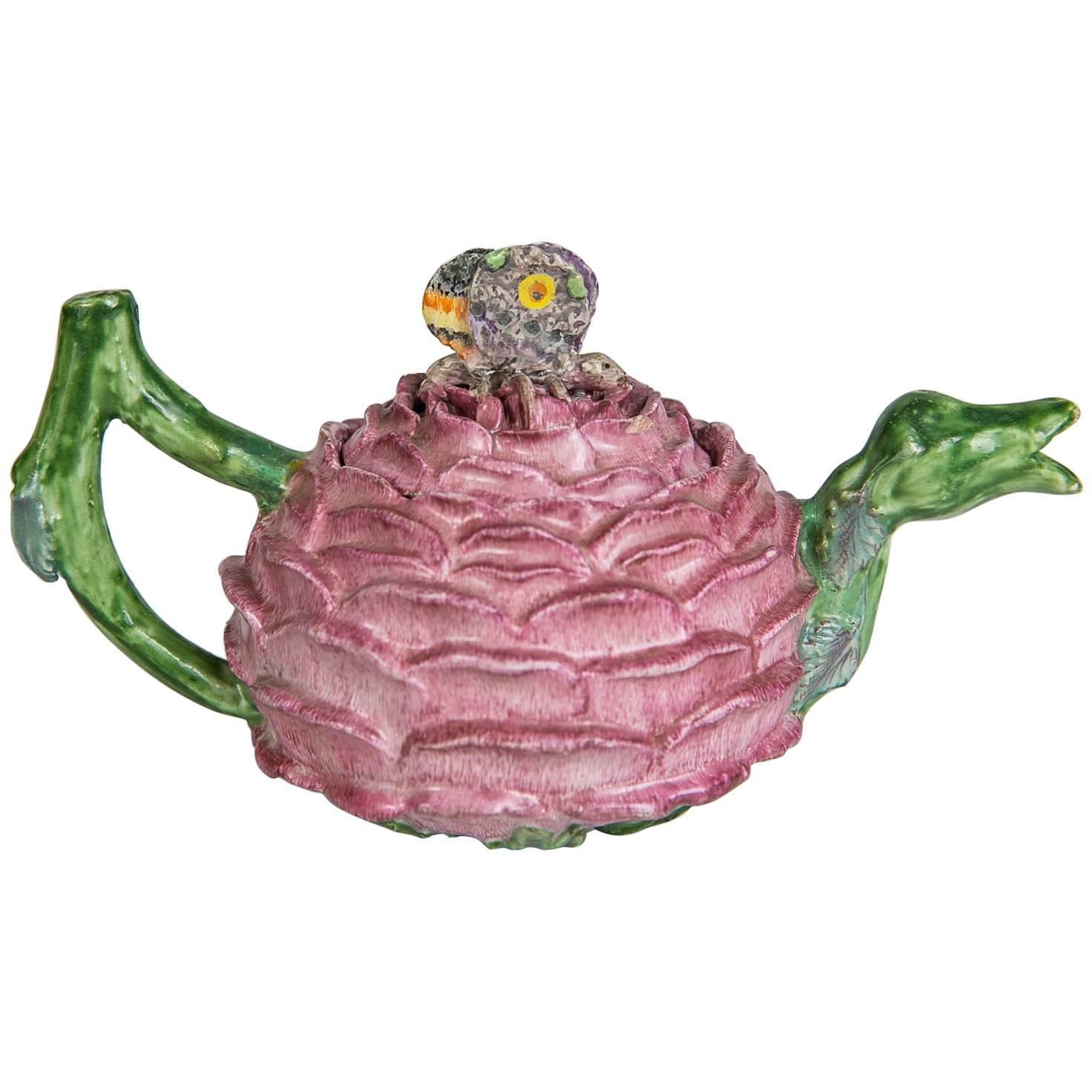 Antique Meissen Porcelain Miniature Tea Pot
