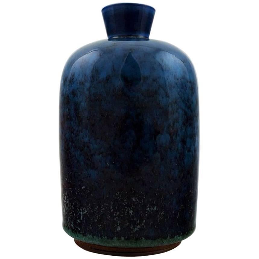 Berndt Friberg Studio Ceramic Vase, Modern Swedish Design