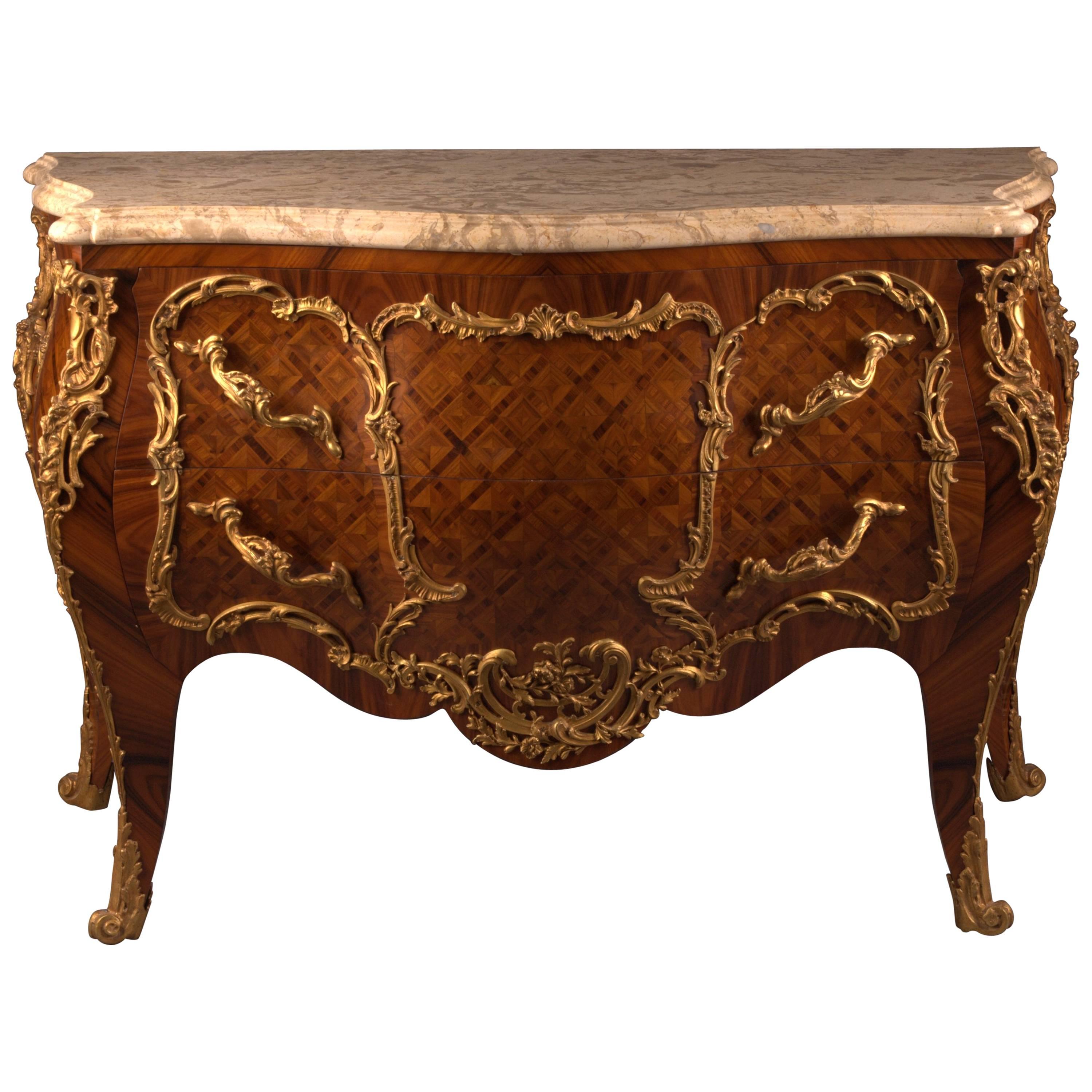 Castle Quality French Commode in Louis XV Style