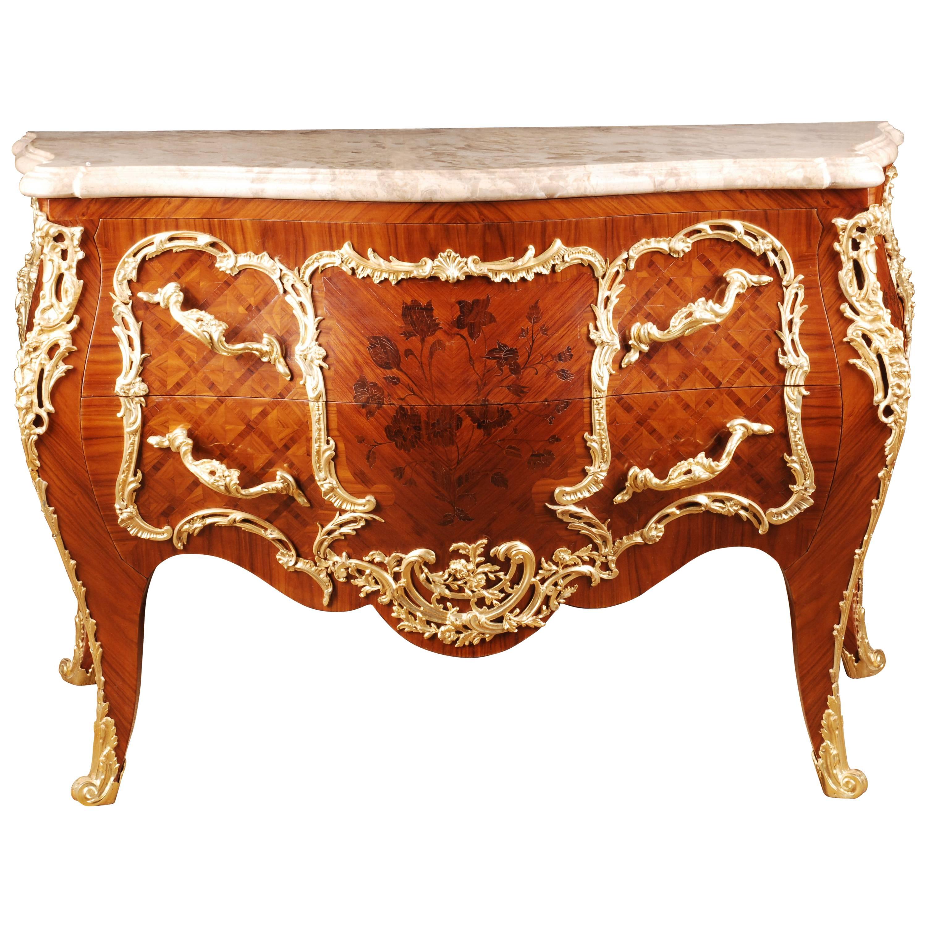 Castle Quality French Commode in Louis XV Style