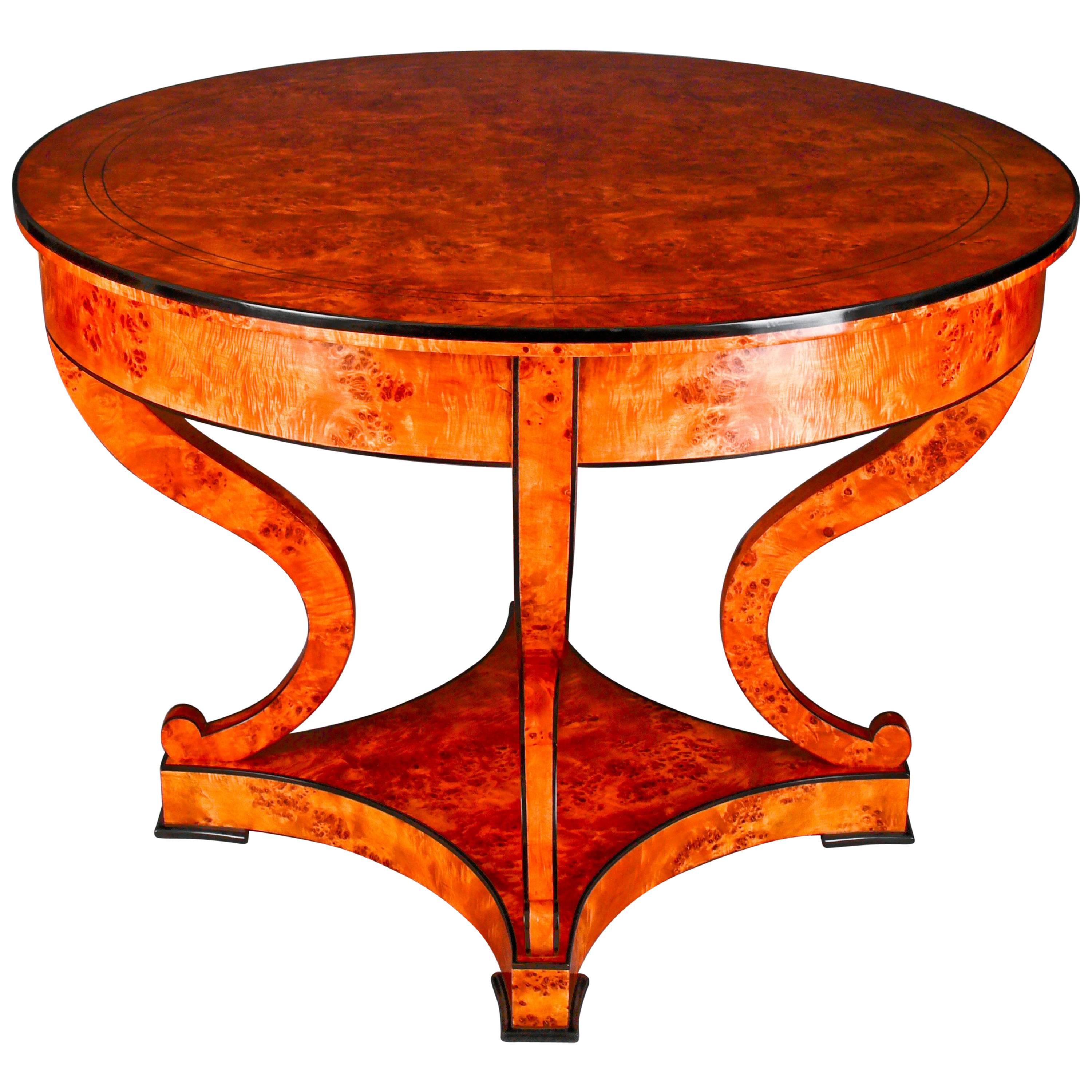 Classical, Noble Table in South German Biedermeier Style