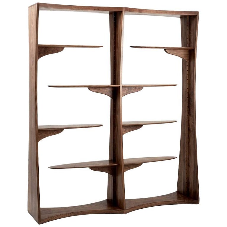 Michael Coffey Jacob's Ladder modular bookcase, 1973, offered by Maison Gerard