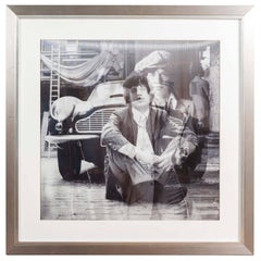 Mick Jagger Black and White Framed Lenticular by Matthew Andrews