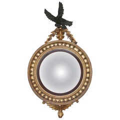 Antique Regency Convex Mirror