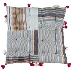 Injiri "Real India" Organic Cotton Small Floor Cushion or Pillow