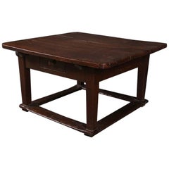 19th Century Elm and Fruitwood Low Table