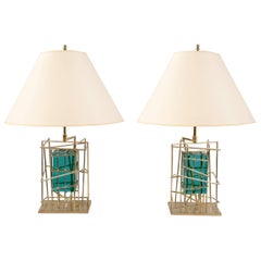 Pair of Table Lamps by Roberto Rida, Italy, 2016 4