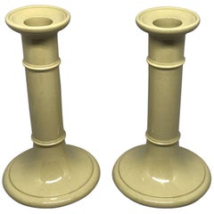 Pair Drabware Candlesticks