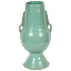Moroccan Turquoise Handcrafted Ceramic Vase