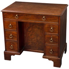 George III Mahogany Kneehole Desk of Exceptional Quality