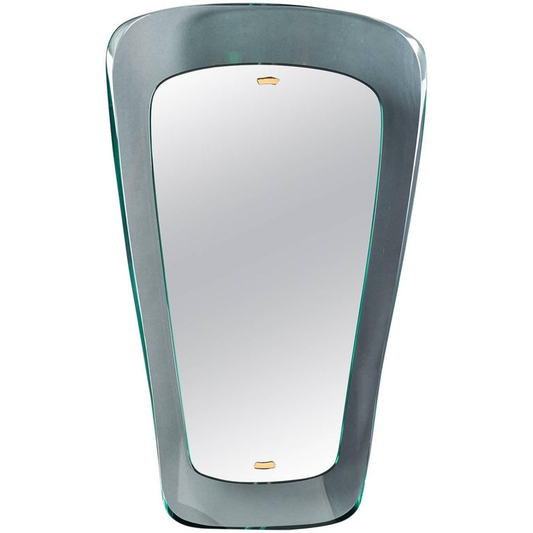 Magnificent Mirror by Max Ingrand for Fontana Arte, Italy, 1950s For