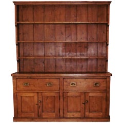 Antique 19th Century English Pine Welsh Dresser