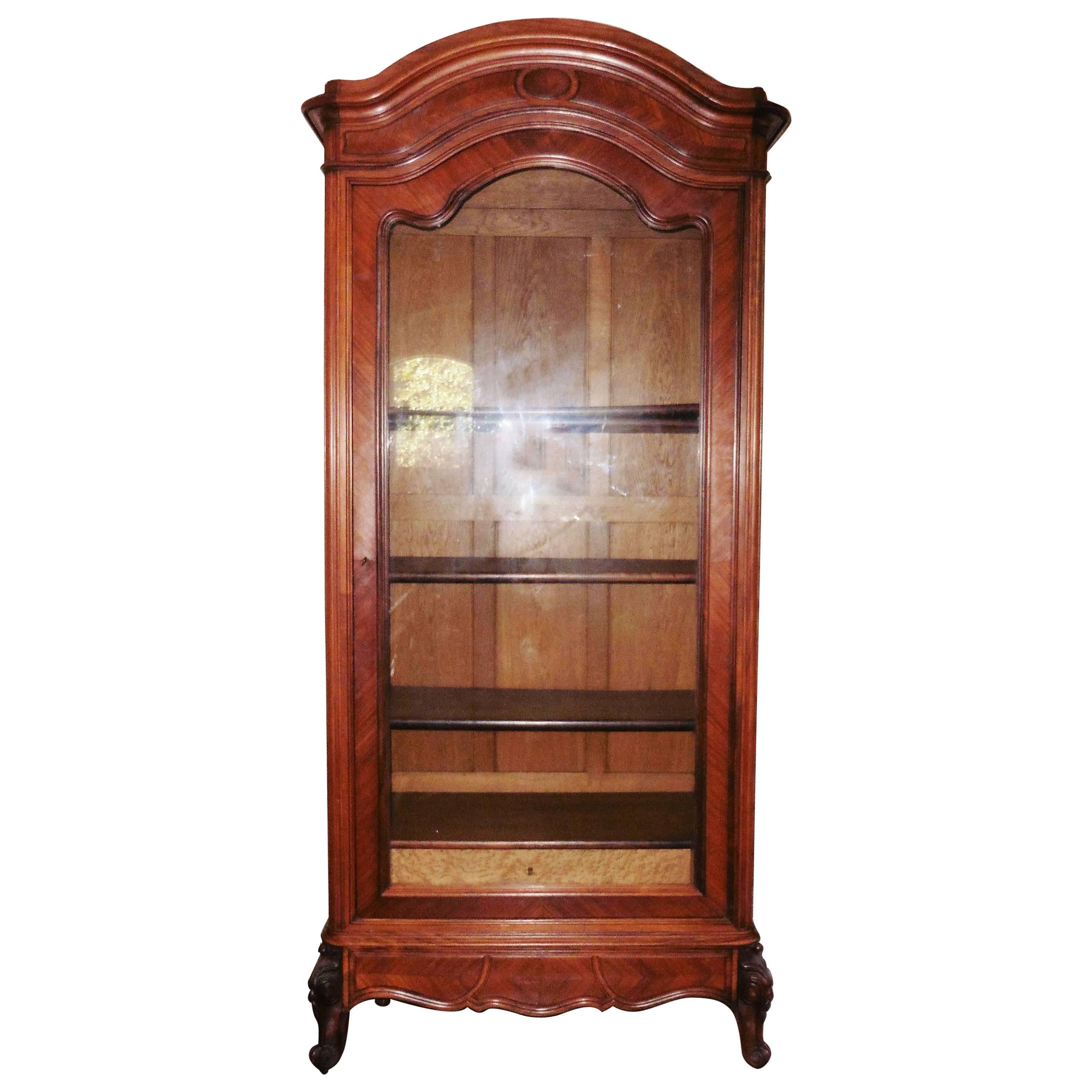 Französischer französischer Vitrinenschrank, um 1880 im Angebot