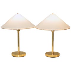 Pair of Koch and Lowy Brass Desk or Reading Lamps