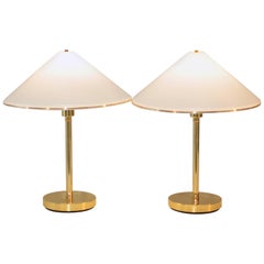 Pair of Koch and Lowy Brass Desk or Reading Lamps