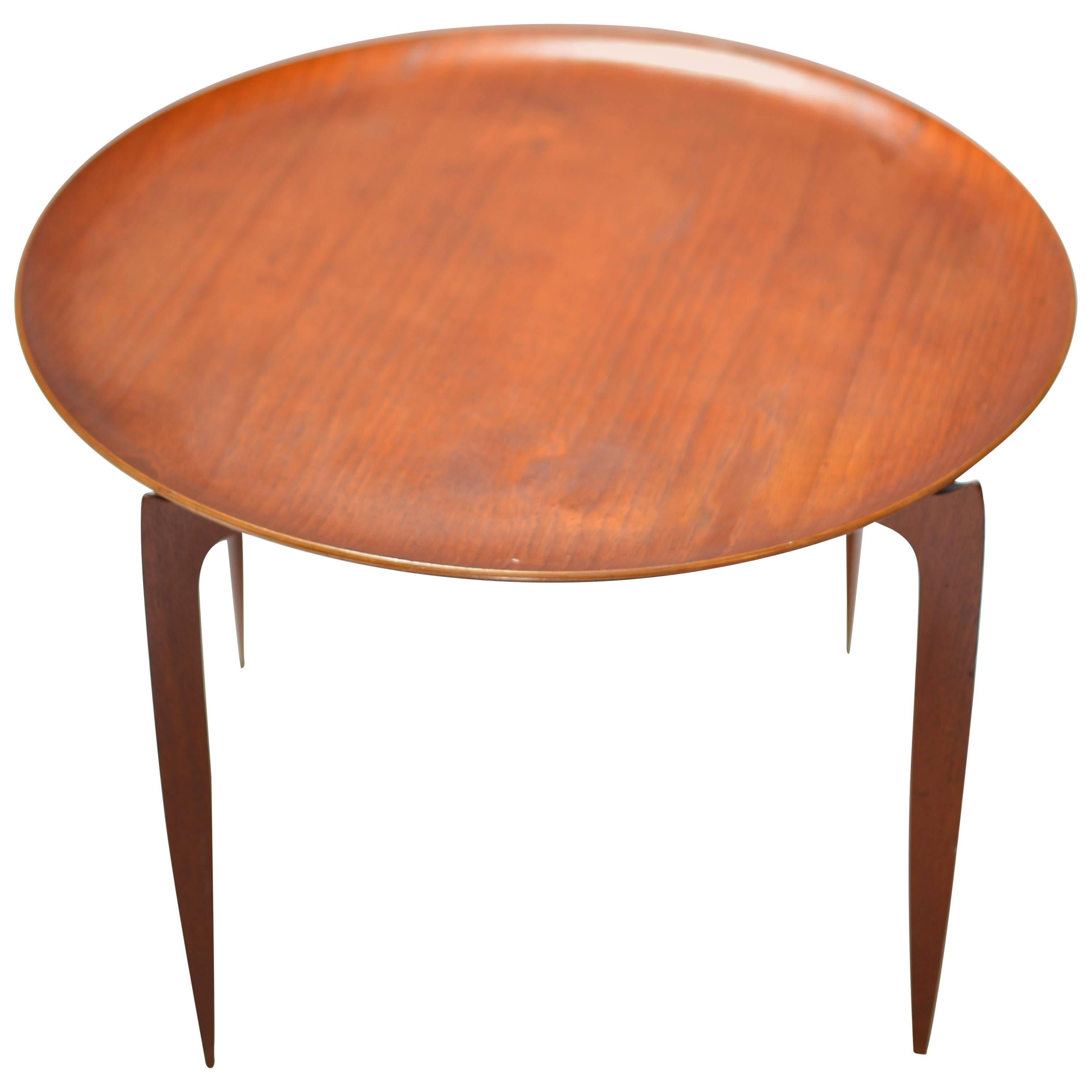 Teak Tray Table by H Engholm and Svend Aage Willumsen for Fritz Hansen