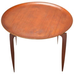 Retro Teak Tray Table by H Engholm and Svend Aage Willumsen for Fritz Hansen