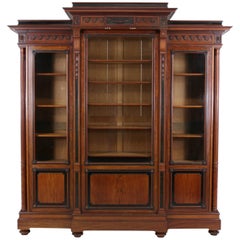Antique Victorian Mahogany Bookcase