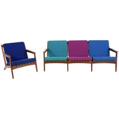 Teak Sofa and Chair by Arne Hovmand-Olsen