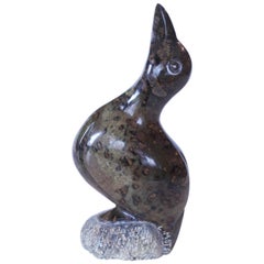 Modern Carved Stone Bird Sculpture 6