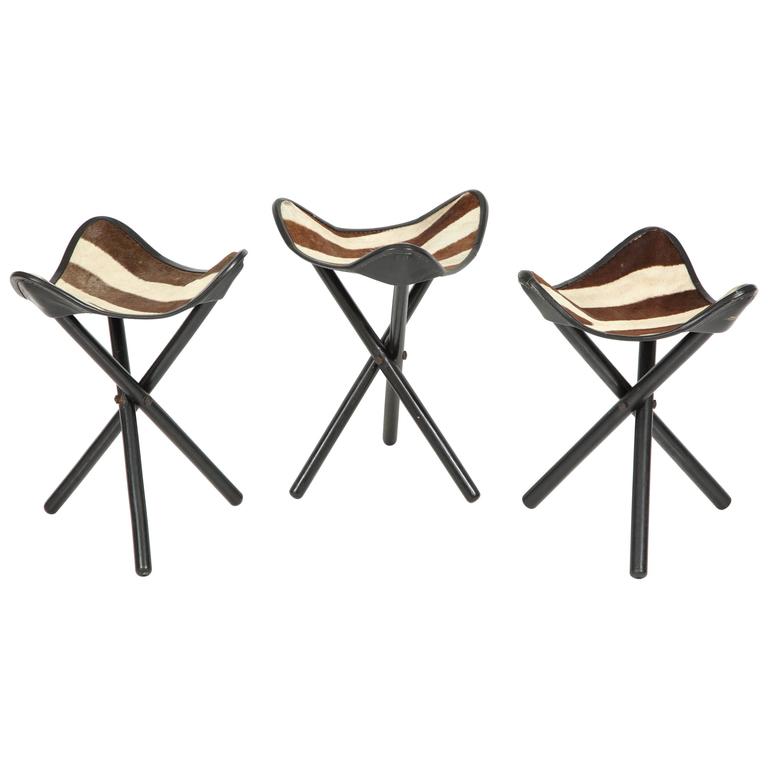Zimmerman of Nairobi Zebra Campaign Stools 1