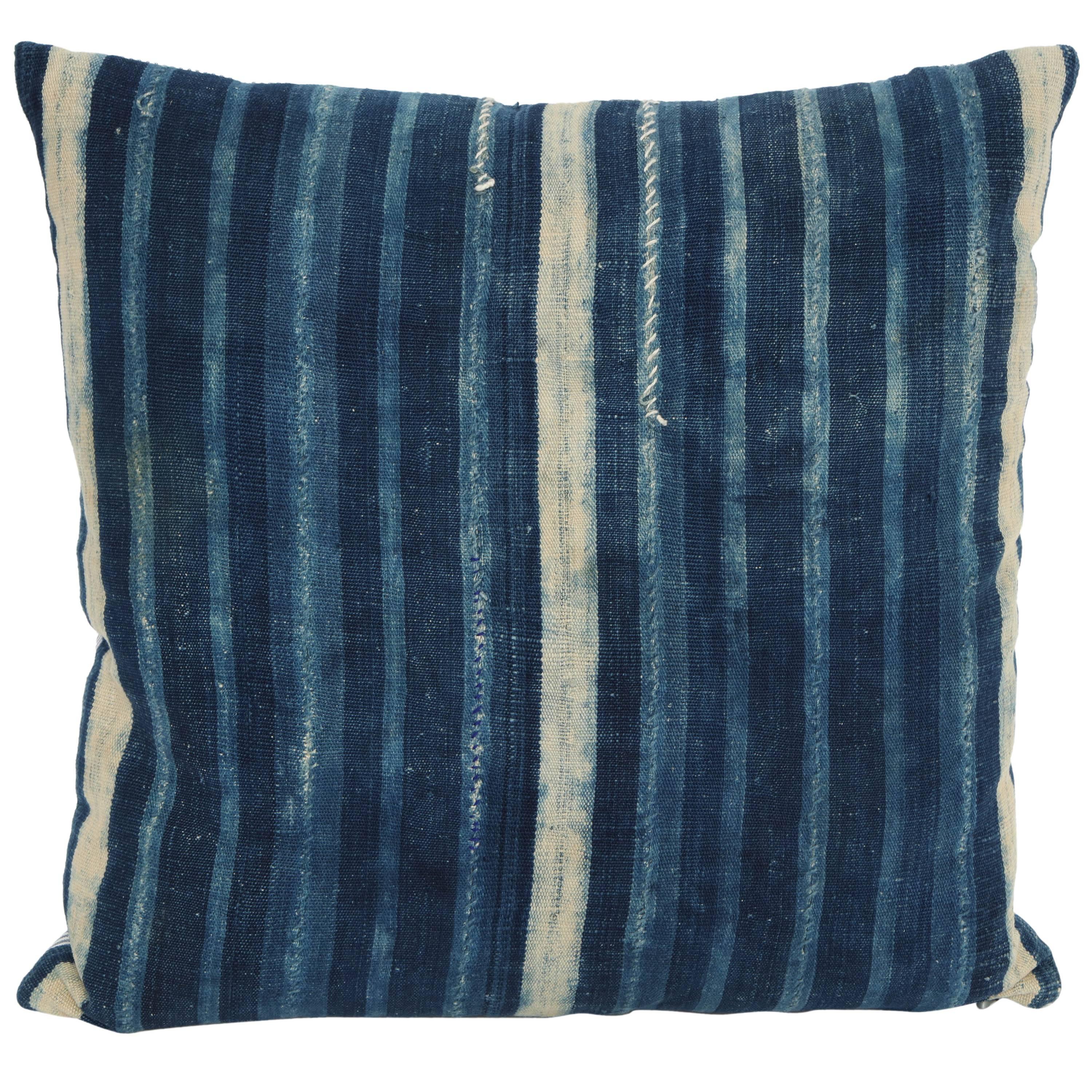 Antique African Textile Pillow For Sale