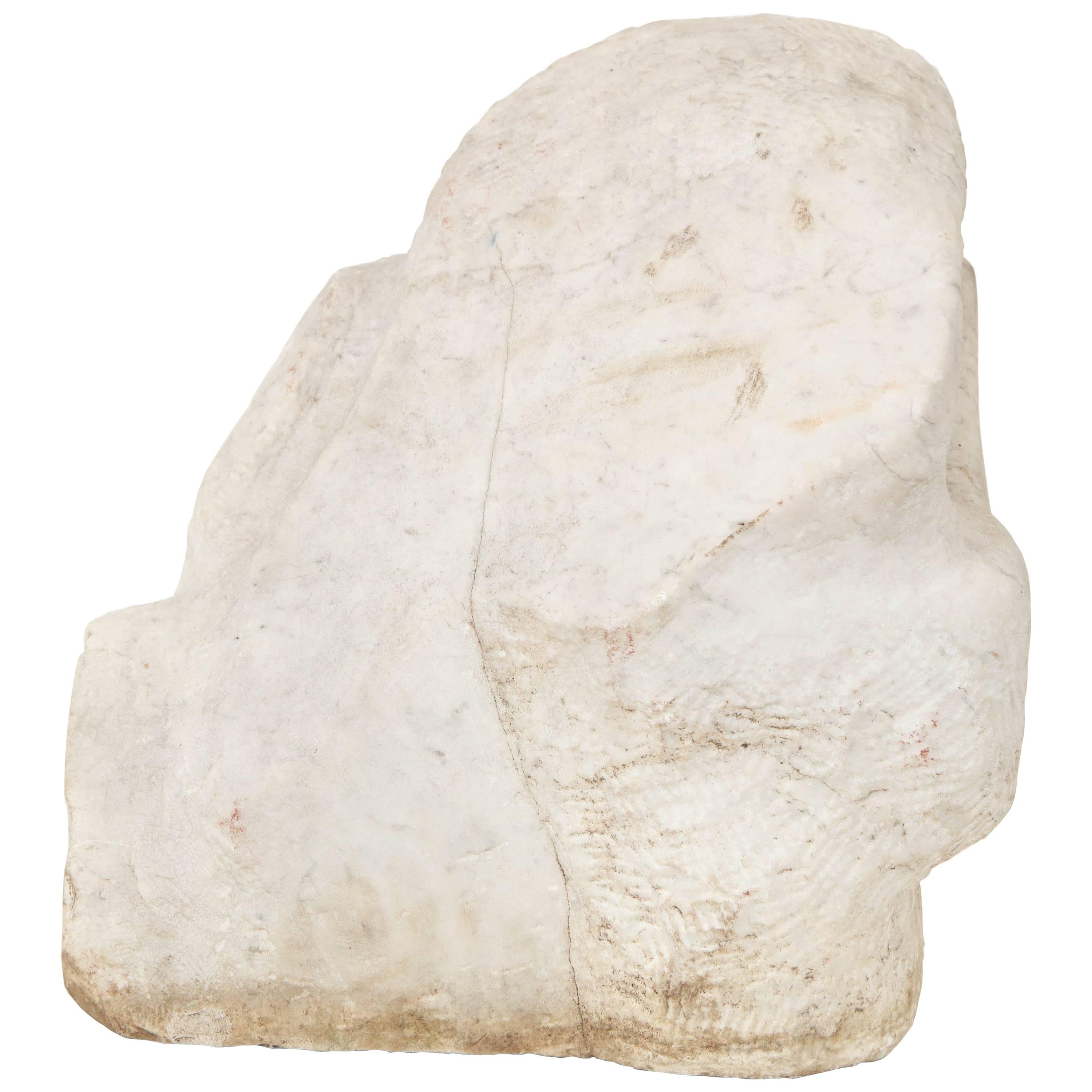 Vintage Mid-Century Marble Sculpture from France