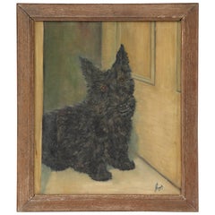 Vintage Scottie Painting