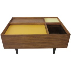 Retro Early Milo Baughman Coffee Table in Exotic Mindoro Wood for Drexel