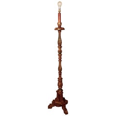 French Carved Gilt Floor Standing or Standard Lamp