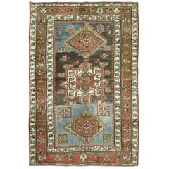 Eclectic Persian Heriz Scatter Karadja Weave Rug 8