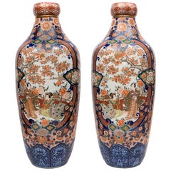 Large Pair of China Vases